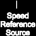 speed reference source, and a TIME display that indicates total elapsed run time.