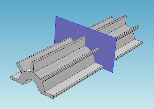 Creating a 2D Geometry Model This section describes how to build a 2D cross section of a heat sink and introduces 2D geometry operations in COMSOL.