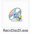 2.3.3 Operation 1) Double Click [RecvDiscDl.exe] and start the tool. It is saved at the following folder. c:\util2\recvdiscdl_v101l10 At [User Account Control] screen, click [Yes]. Figure 1 If.