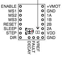 Figure 13 Diagram of Stepper Driver At this point the electronics could now be tested.