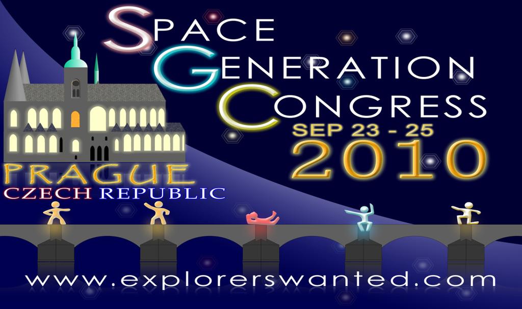 Space Generation Congress 2010 101 delegates selected from 40 different countries and six continents to discuss top space policy issues 30 participants from 22 countries were given full scholarships