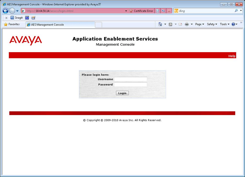 6. Configure Avaya Aura Application Enablement Services This section describes the Application Enablement Services configuration to support the network shown in Figure 1.