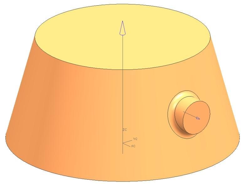 Example Inspection Area Cylindrical feature that is askew from the conical OD Must inspect the nonuniform fillet radius and around