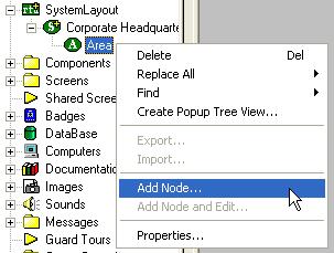 2. Select the Browse button on the Add Node dialog: A browse window will open.