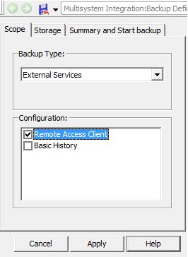 Section 5 Maintenance Backup and Restore The configuration data for the proxy objects has to be included in the Backup and Restore. The backup configuration is done in the Maintenance structure.