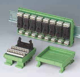 B RAILTEC SUPPORT FOR PLUG EAERS PCB CASSIS S S Suitable for EN 60715 T35 and G32 IN rails.