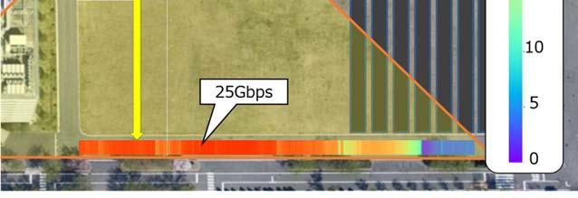 The result is 16-beam spatial multiplexing, which has been unachievable with 4G. The developed beamforming technology enables beams to track a mobile terminal by switching the preset beam (Fig. 2).