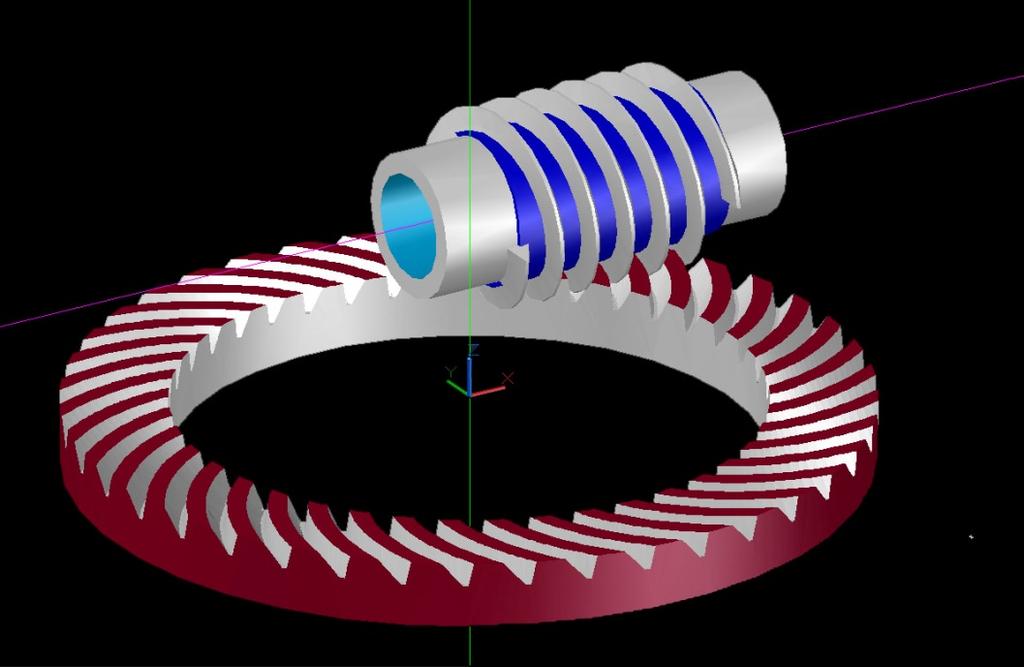 4. 3 D software realization of spatial gear pairs Fig.
