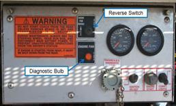 Diagnostic Bulb / Reverse Switch Typically
