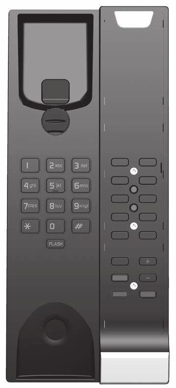 Telephone layout SIP petite 2-line - S2221 MESSAGE WAITING LED RJ-45 COMPUTER port /USB CHARGE ONLY (USB port for