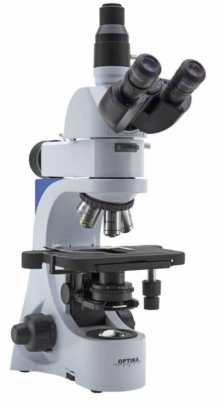 INDUSTRY Series - B-383MET B-383MET - Upright metallurgical microscope Head: Trinocular, 30 inclined, 360 rotating. Interpupillary adjustment 48-75 mm. Eyepieces: WF10X/20mm.