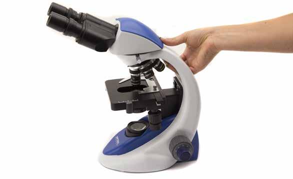 Incorporating The Most Wanted Features In A Student Microscope Get all the controls and features common to higher level microscopes: translating stage, binocular or trinocular head, coaxial focus