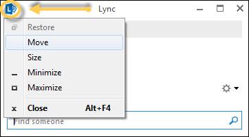 NAVIGATING LYNC This topic explains how to use the Microsoft Lync interface. Use this topic to assist you in navigating the interface.