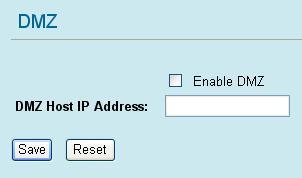 Enable Virtual Servers: Check to enable the virtual servers function. Servers: Select the server type (Web, FTP, E-Mail (POP3), E-Mail (SMTP), DNS and Telnet) from the pull-down menu.