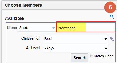 Using Quick Search 6. Type your organisation name into the Name box 7.
