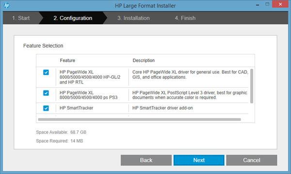 NOTE: If the add-on is not selected for installation, a user will still be able to send jobs to the printer even though the printer is controlled by HP SmartTracker.
