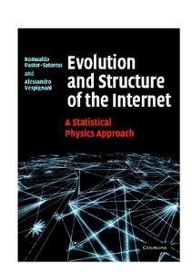 Evolution of Networks: From Biological Nets to the Internet and WWW,