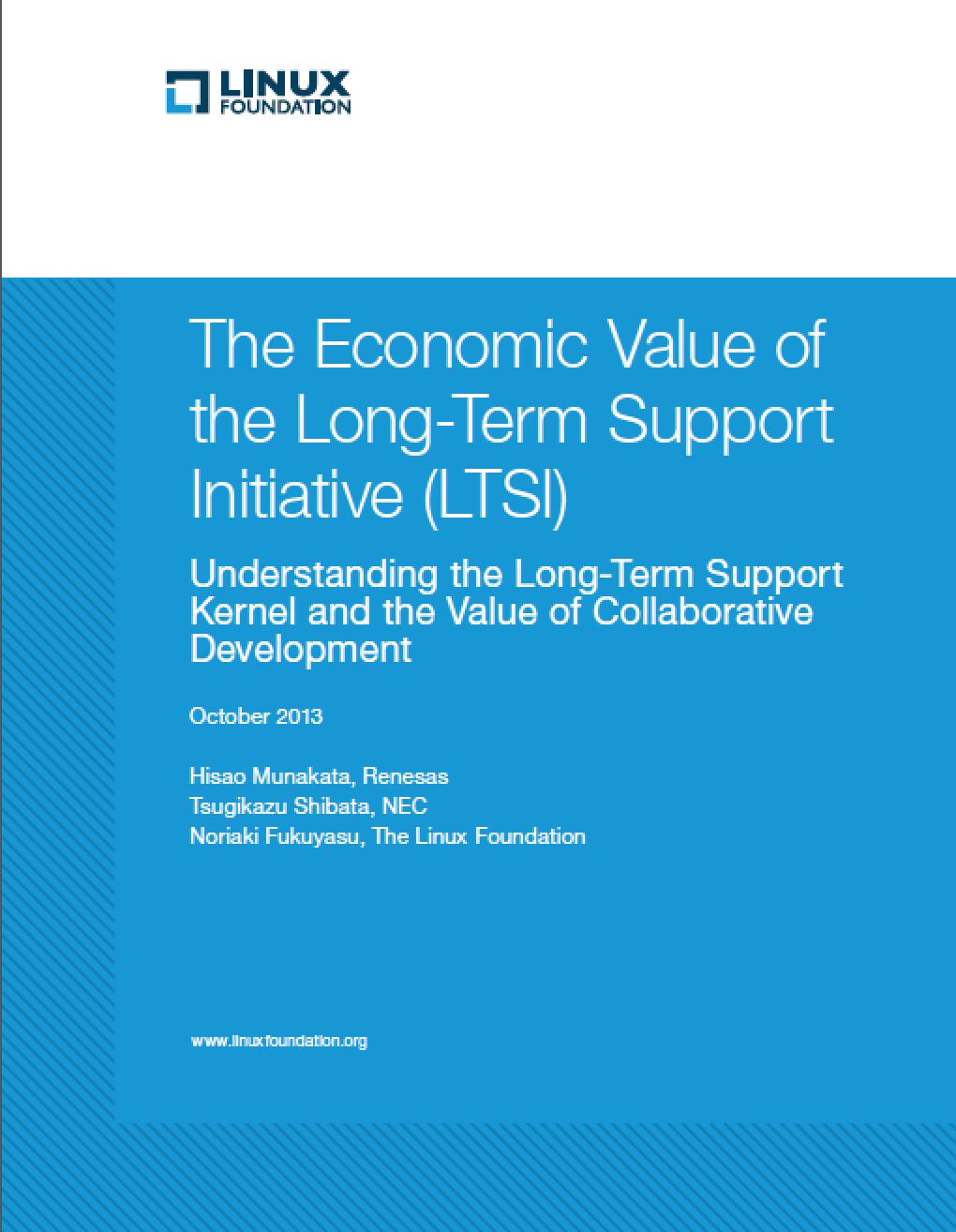 White paper: Economic value of LTSI Maintenance cost of single LTS version is
