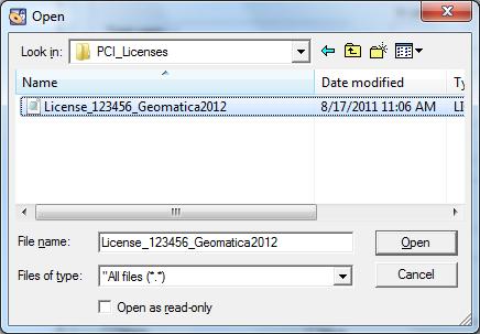 Now proceed to open the WlmAdmin panel (Start All Programs PCI Geomatics Server Administration Server Administrator).