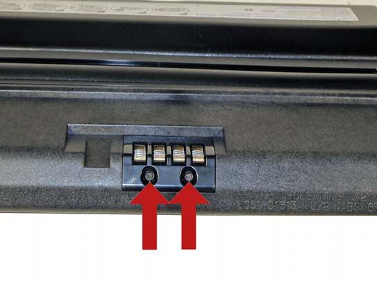 39. The chip is held in place by plastic rivets. It must be reset or replaced for the cartridge to work. Resetting is the easiest method (left image).