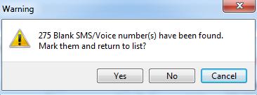 Before the message editor screen, the messenger system will scan the list of attached recipients for any blank contact entries matched to the message type.