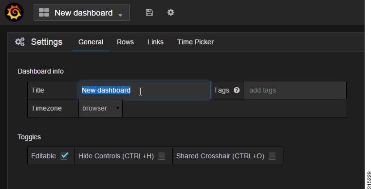 configure any other Dashboard settings.