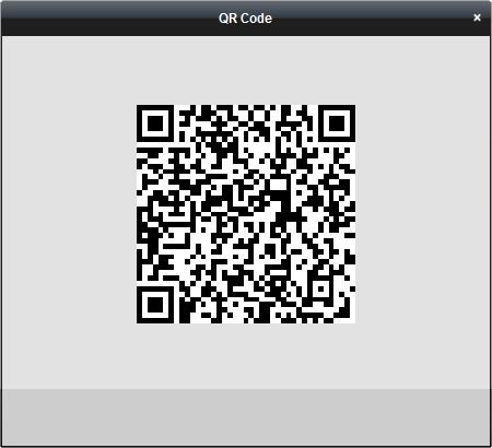 3.1.8 QR Code of Encoding Devices For encoding devices, the QR code of the devices can be generated.