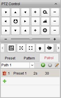 at the preset separately programmable. Before you start: Two or more presets for one PTZ camera need to be added.