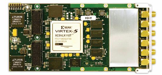 WiNC2Rc: Baseband Board Two 400 MSPS, 14-bit A/D channels Two 500 MSPS, 16- bit DAC channels Xilinx Virtex5, SX95T FPGA 1GB DDR2 DRAM