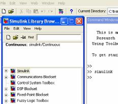 The use of the SYSTEM Generator is very simple. First the Simulink library browser needs to be invoked.