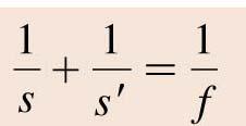 Thin-lens equation For a converging lens f is positive f > 0 If after using the lens equation, s > 0 If after