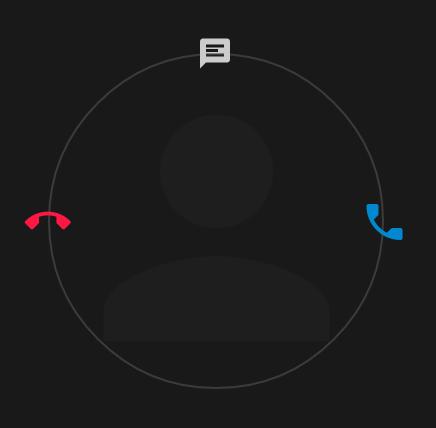 Then select the Call icon. Here you can dial a number or select a contact from your 8.