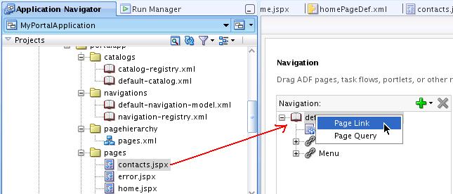 Step 1: Customize Pages and Set Permissions Figure 7 16 The Contacts Link Added in the Navigation Model 24.