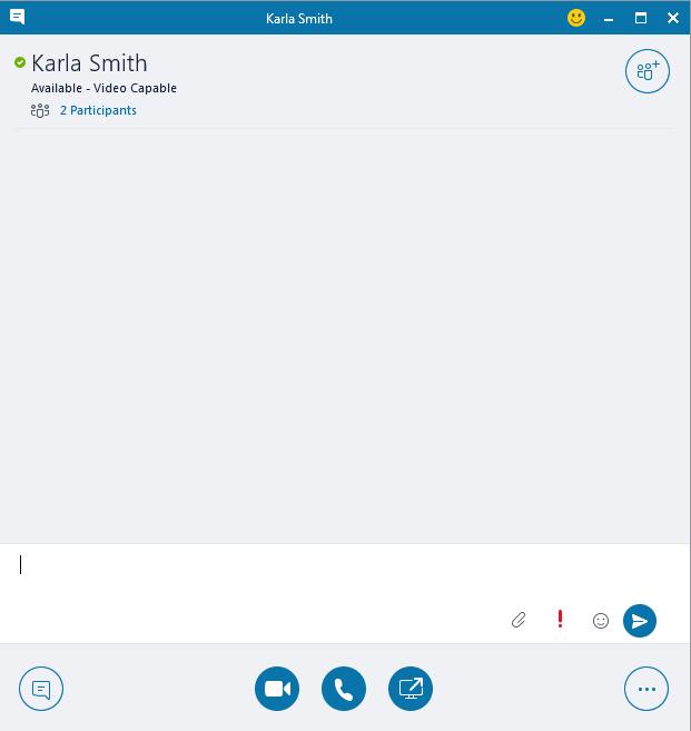 Screenshots can be sent in the chat by clicking the paperclip icon to the left of the blue circle and selecting a file or image to send.