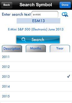In the example below we selected M June. The last step is to select the year for the contract from the third, Year tab.