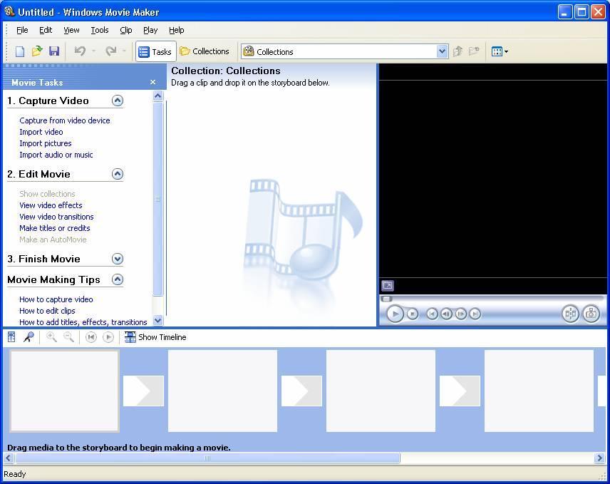 2 Moviemaker overview Moviemaker is free to download and install from the Microsoft website and is pre-installed on all computers with the Windows XP operating system.