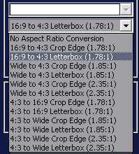 ASPECT RATIO CONVERSION ivsencoder is able to make aspect ratio conversion in real time, during capture, preserving original quality to the max.