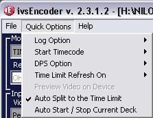 An ivsencoder project allows to save all capture settings, like capture codec, data rate, aspect ratio conversion, color correction, destination folders, etc.