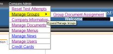Manage Groups Groups are simply a list of Departments or Job Titles that your employees fall into.