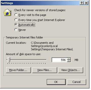 2. Click Settings. The Settings dialog is displayed. Figure A-2: Settings Dialog 3.