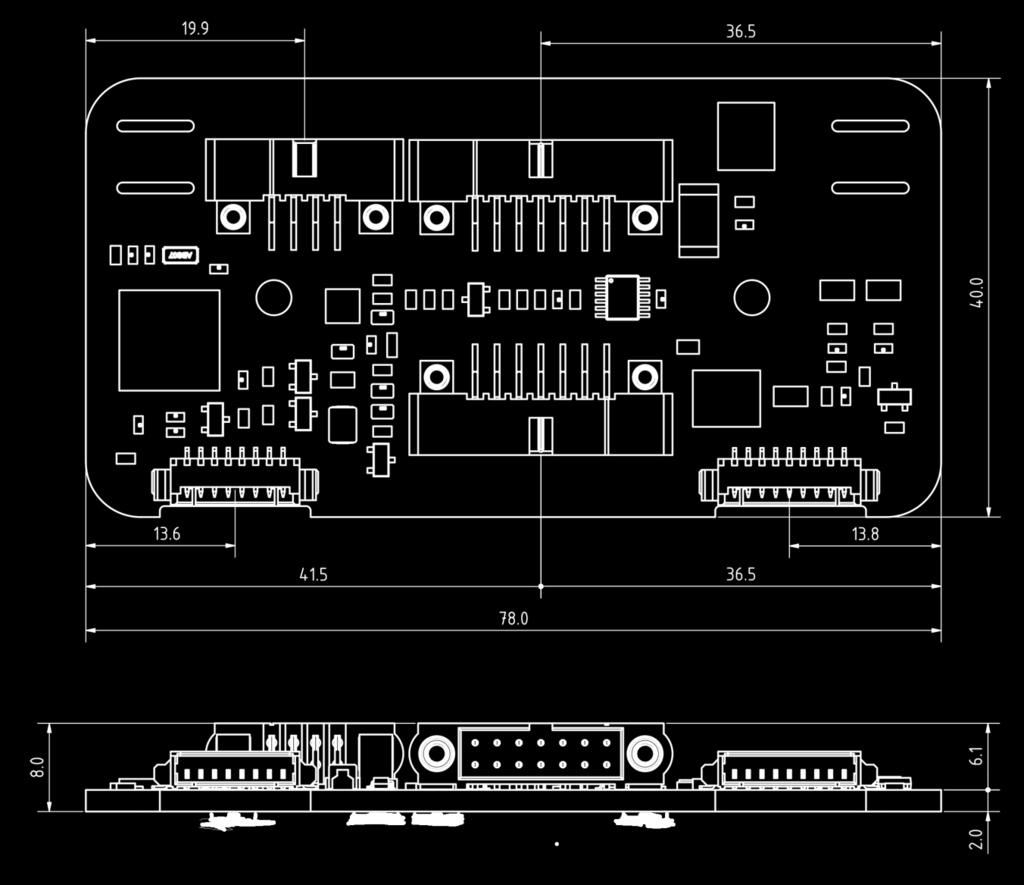 PCB front.