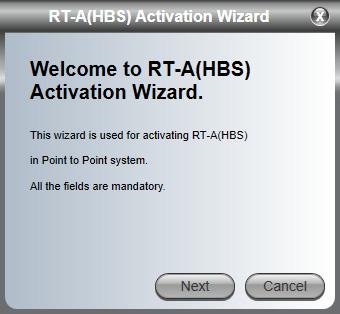 Here is the opening situation: Figure 8-1: Main window: Link RT-A(HBS) ready for Activation 8.2.