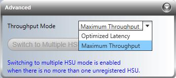 Ethernet Throughput Mode determines how the Adaptive Modulation mechanism works.