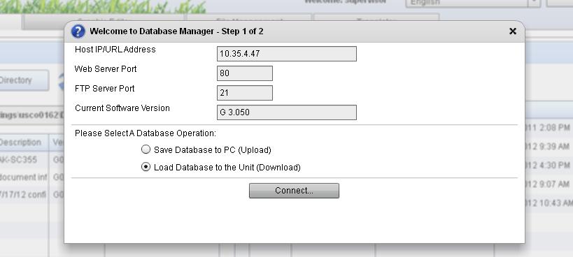 This database then needs to be loaded into a front end in the store in preparation for the commissioning phase.