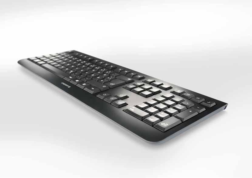 NEW CHERRY Professional CHERRY KC 1000 Corded Keyboard The quiet all-rounder Flat, corded keyboard including cursor and number pad Whisper keystroke keys with wear-resistant laser key legends Up to