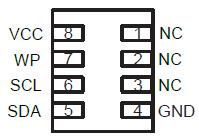 Packaging Type ACE24AC16B DIP-8 SOP-8 TSSOP-8 MSOP-8 USON3*2-8 SOT-23-5 TSOT-23-5 Pin Configurations Pin Name SDA SCL WP VCC GND NC Function Serial Data Input / Open Drain Output Serial Clock Input