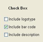 Figure 12: New check box object New Object: Radio Group Radio group provides the ability to select from different choices.