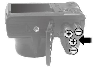 2) Push the clip in the direction of the arrow and then slide the battery cover to the right to release and open it.