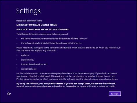 4. Setting Up Windows Server 2012 R2 20. The Starter Pack and the selected applications are automatically installed. Wait until the process completes without performing any operation.