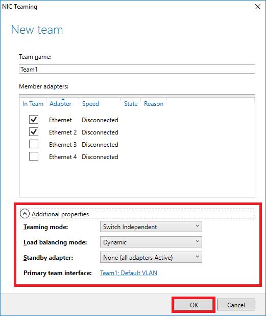 3. Setting Up Windows Server 2016 7. Click Additional properties. Specify the required settings, and then click OK.